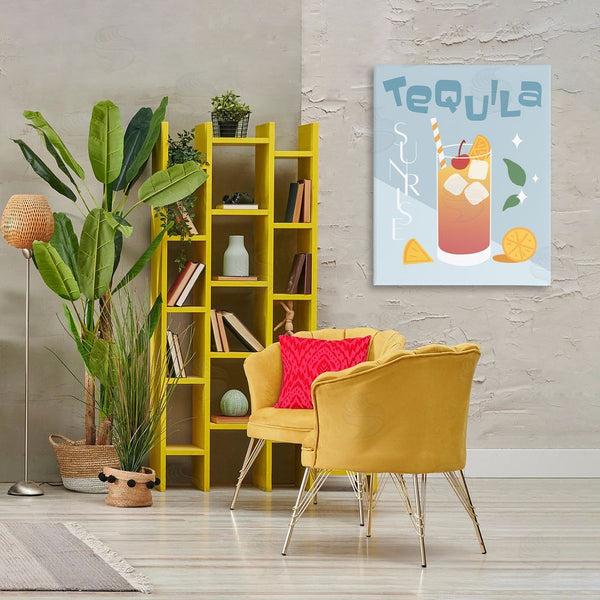 Stupell Industries Anna Quach | Tequila Sunrise Typography Wall Art