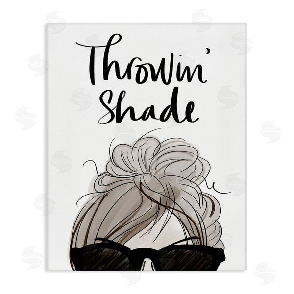 stupell industries Anna Quach | Throwin' Shade Phrase Woman in Sunglasses
