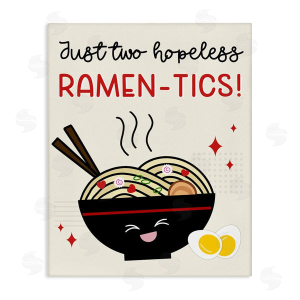 stupell industries Anna Quach | Two Hopeless Ramen-tics Wall Art