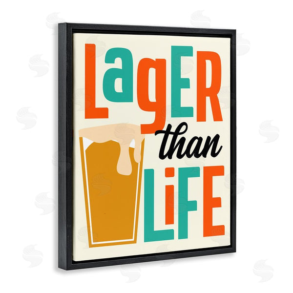 Stupell Industries Anna Quach | Vintage Lager Than Life Wall Art