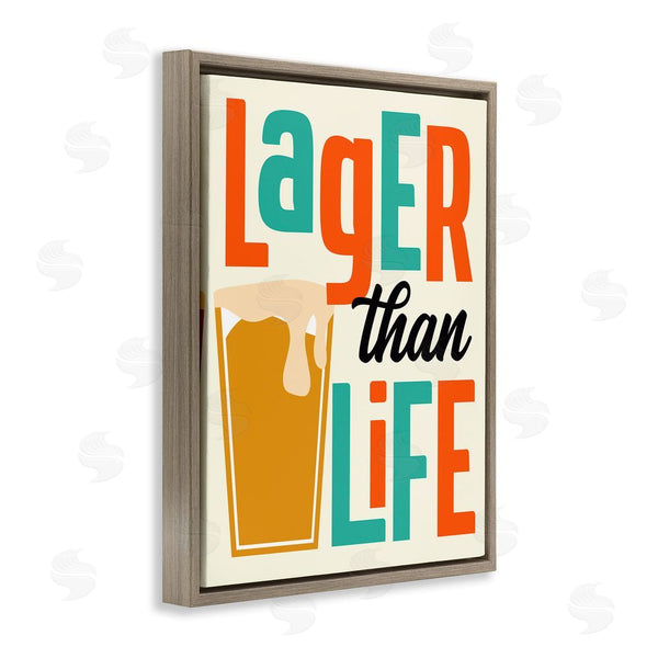 Stupell Industries Anna Quach | Vintage Lager Than Life Wall Art