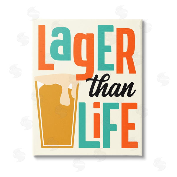 stupell industries Anna Quach | Vintage Lager Than Life Wall Art