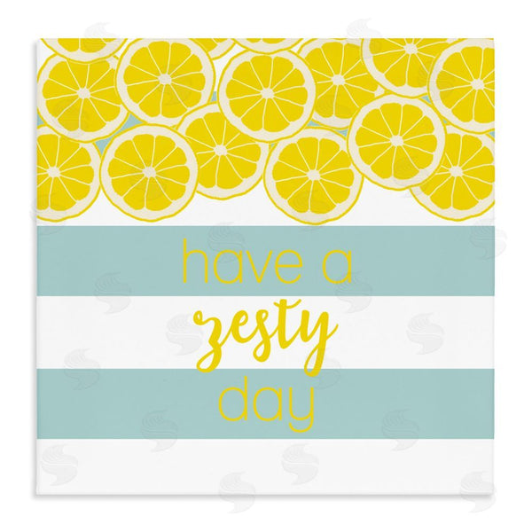 stupell industries Anna Quach | Zesty Citrus with Stripes Wall Art