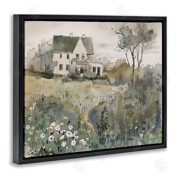 Stupell Industries Annabelle Hall | Abstract English Cottage View