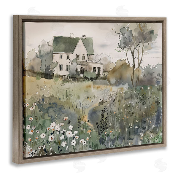 Stupell Industries Annabelle Hall | Abstract English Cottage View