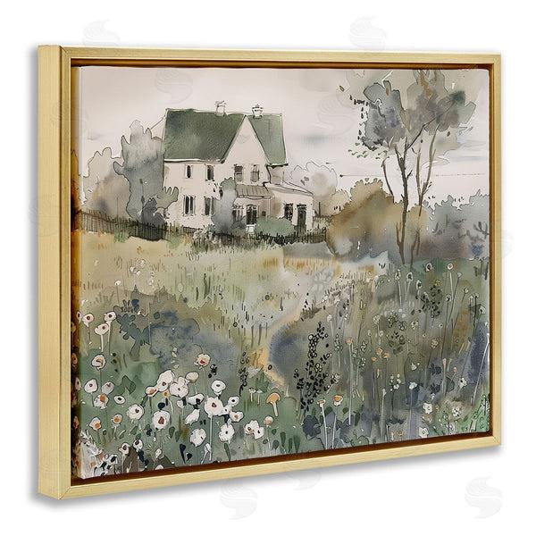 Stupell Industries Annabelle Hall | Abstract English Cottage View