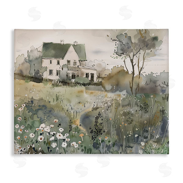 stupell industries Annabelle Hall | Abstract English Cottage View