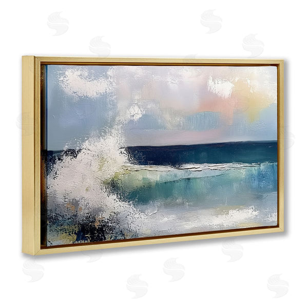 Stupell Industries Annabelle Hall | Abstract Irish Sea Waves