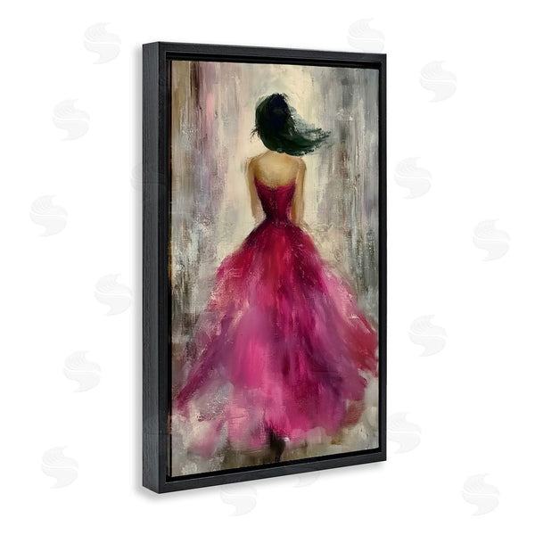 Stupell Industries Annabelle Hall | After Midnight Girl In Gown Wall Art