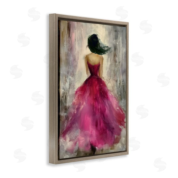 Stupell Industries Annabelle Hall | After Midnight Girl In Gown Wall Art