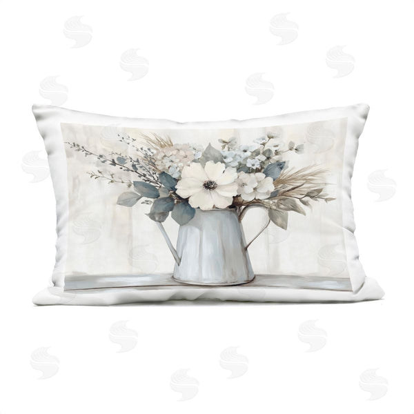 Stupell Industries Annabelle Hall | Assorted Country Bulbs Bouquet Printed Throw Pillow