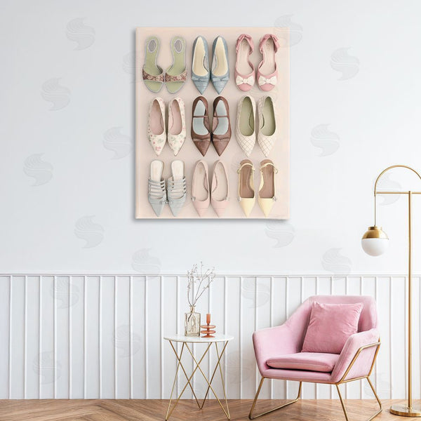 Stupell Industries Annabelle Hall | Beatrice's Closet Shoes Wall Art