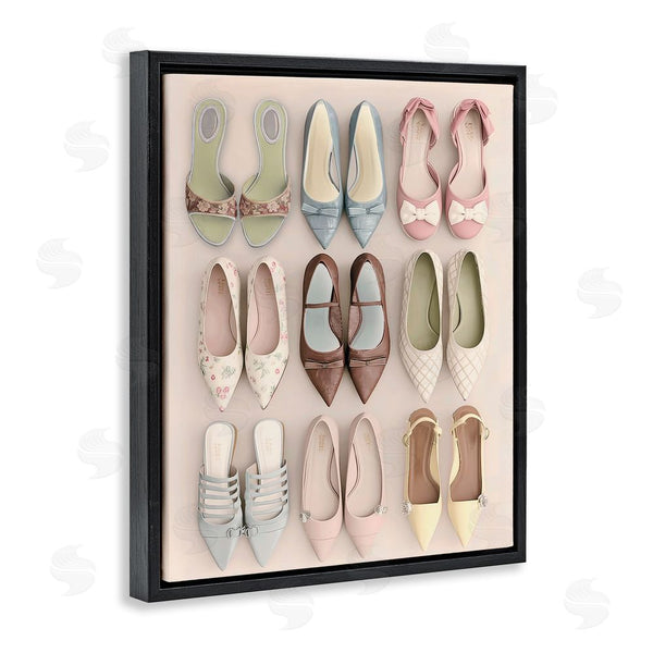 Stupell Industries Annabelle Hall | Beatrice's Closet Shoes Wall Art