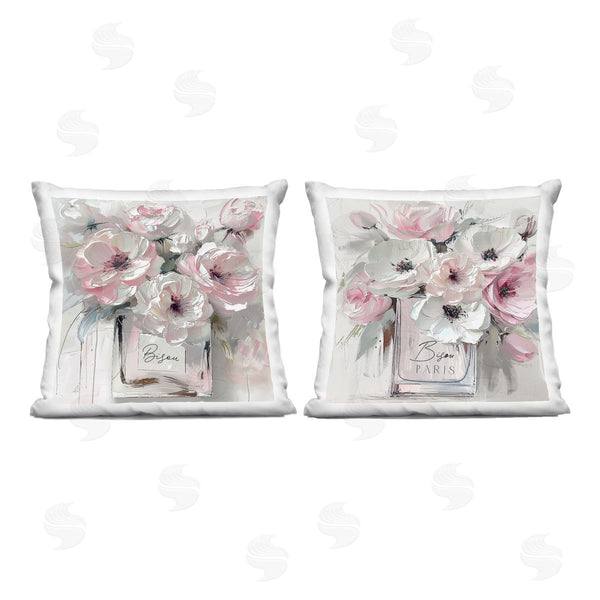 stupell industries Annabelle Hall | Bisou Romantic Bouquet Printed Throw Pillow Set
