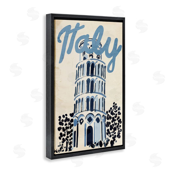 Stupell Industries Annabelle Hall | Blue & Beige Italy Travel