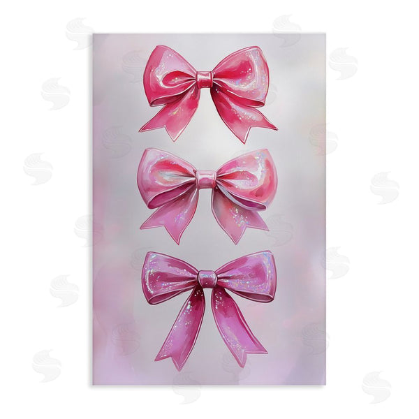 stupell industries Annabelle Hall | Blush And Satin Ribbons Wall Art