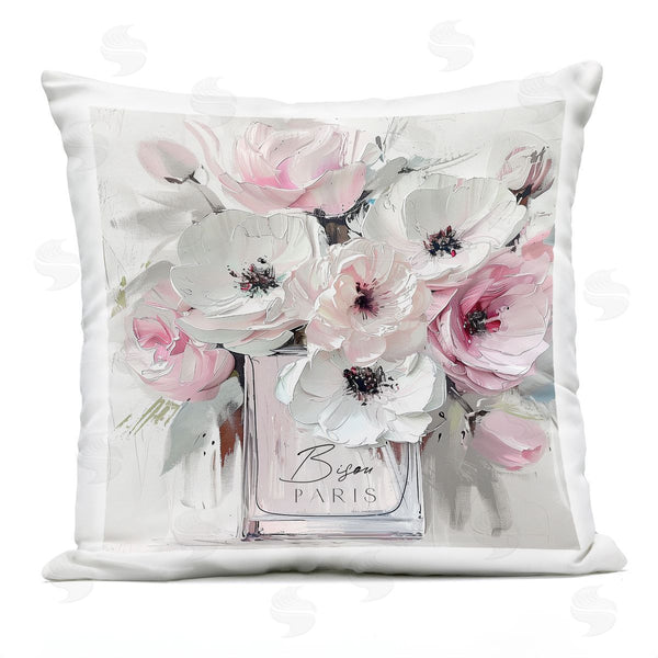 Stupell Industries Annabelle Hall | Blush Pink Bisou Bouquet Printed Throw Pillow