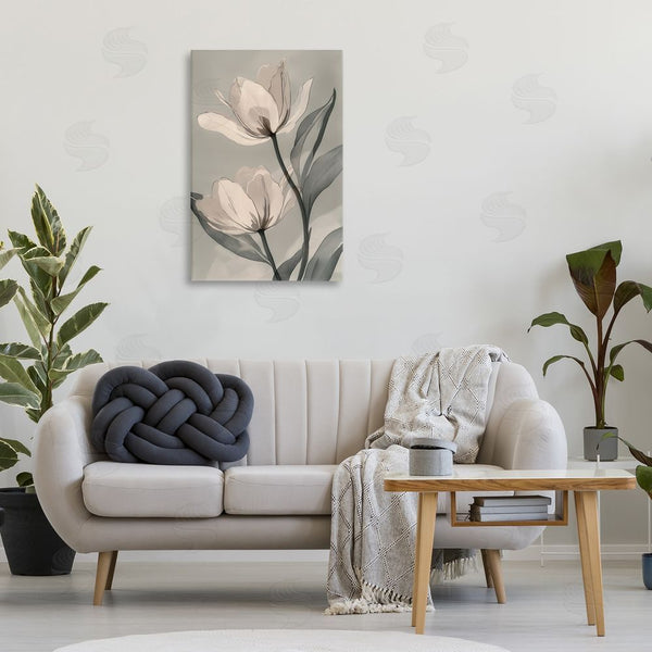 Stupell Industries Annabelle Hall | Budding Monochrome Magnolias