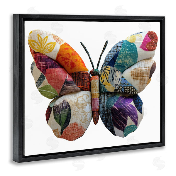 Stupell Industries Annabelle Hall | Butterfly Patchwork Wings Wall Art