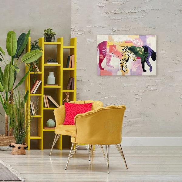 Stupell Industries Annabelle Hall | Candy Cats Tropical Wildlife Wall Art