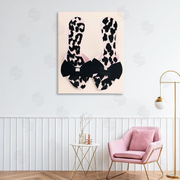Stupell Industries Annabelle Hall | Cat Walk Spotted Shoes Wall Art