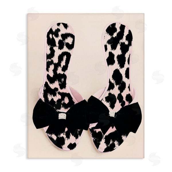 stupell industries Annabelle Hall | Cat Walk Spotted Shoes Wall Art