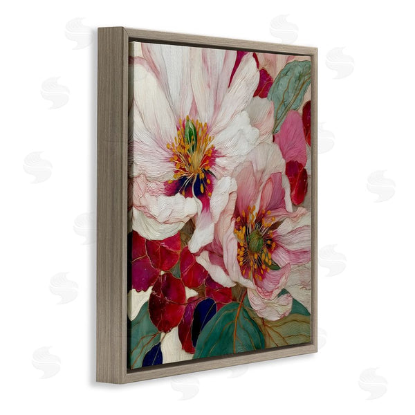 Stupell Industries Annabelle Hall | Cimarron Flowers Ornate Details Wall Art