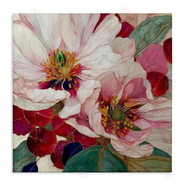 stupell industries Annabelle Hall | Cimarron Flowers Ornate Details Wall Art
