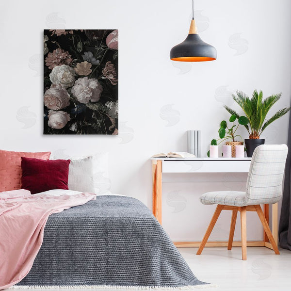 Stupell Industries Annabelle Hall | Dark Arrangement Of Flowers