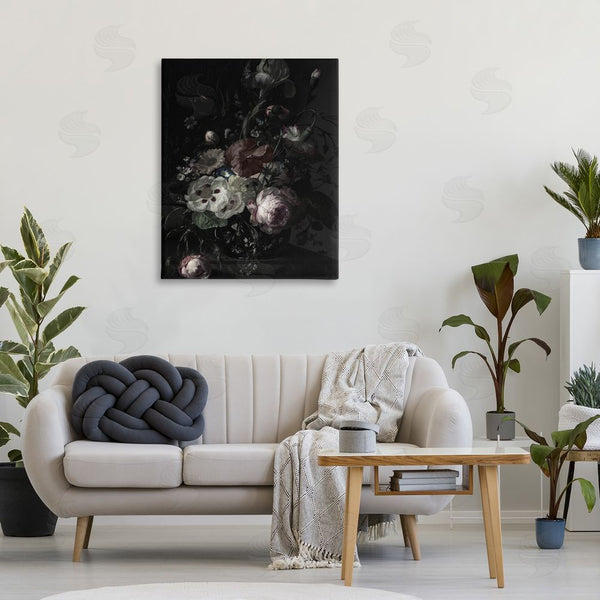Stupell Industries Annabelle Hall | Dark Arrangement Of Flowers Wall Art