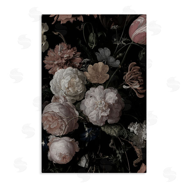 stupell industries Annabelle Hall | Dark Arrangement of Flowers