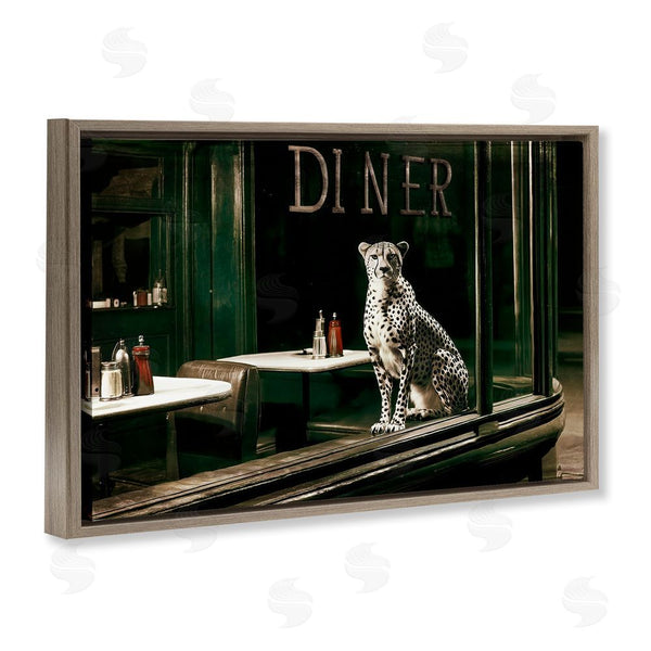 Stupell Industries Annabelle Hall | Diner Sentry Leopard