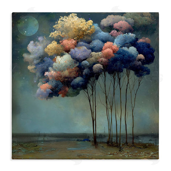 stupell industries Annabelle Hall | Dreamy Sky Trees Surrealism Wall Art