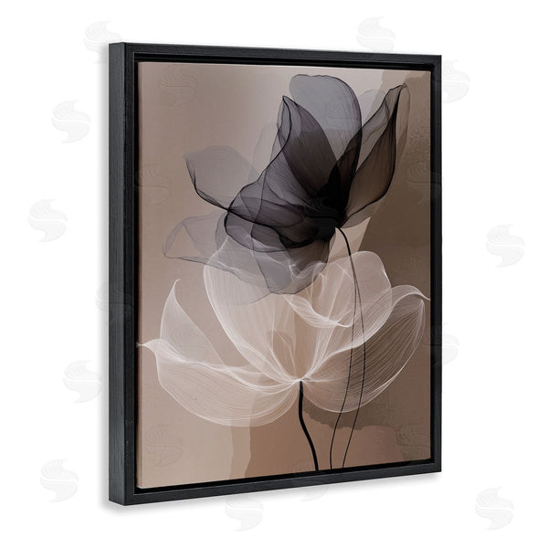 Stupell Industries Annabelle Hall | Gauzy Flowers On Brown