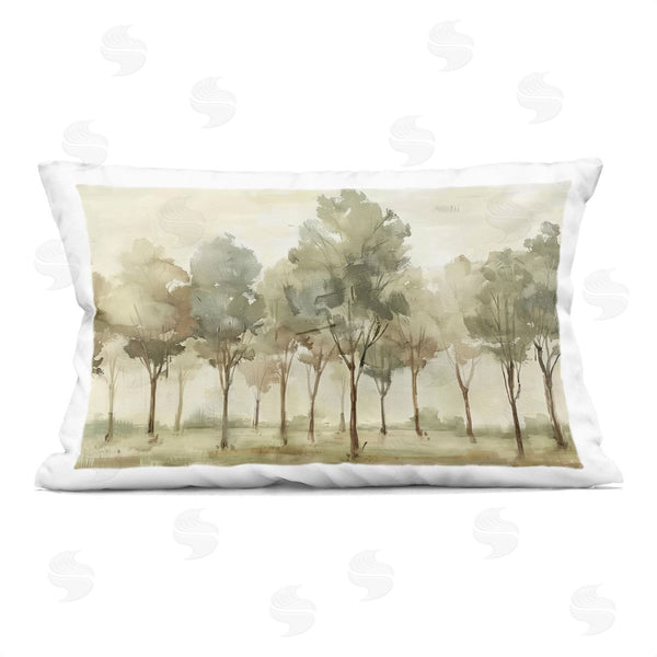 stupell industries Annabelle Hall | Gentle Walk in Forest Grove Printed Throw Pillow