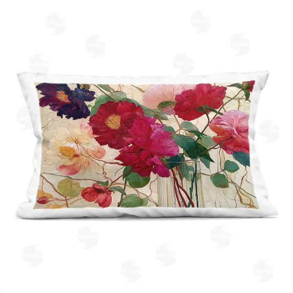 stupell industries Annabelle Hall | Haiku Flower Vase Printed Throw Pillow