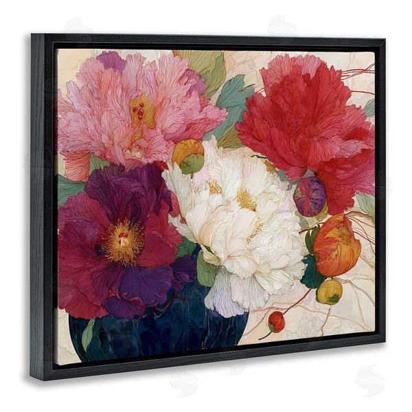 Stupell Industries Annabelle Hall | Haiku Ornate Flower Petals Wall Art