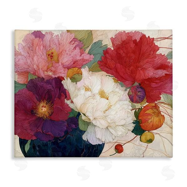 stupell industries Annabelle Hall | Haiku Ornate Flower Petals Wall Art