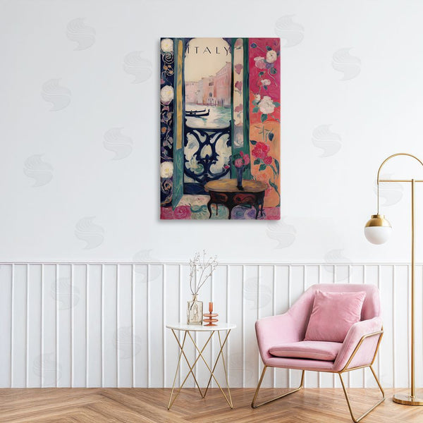 Stupell Industries Annabelle Hall | Italy Spring Canal View Wall Art