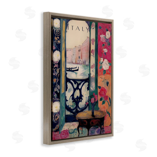 Stupell Industries Annabelle Hall | Italy Spring Canal View Wall Art