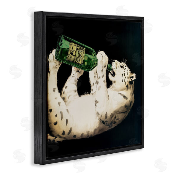 Stupell Industries Annabelle Hall | Leopard Absinthe Bottle