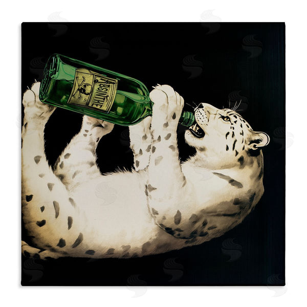 stupell industries Annabelle Hall | Leopard Absinthe Bottle