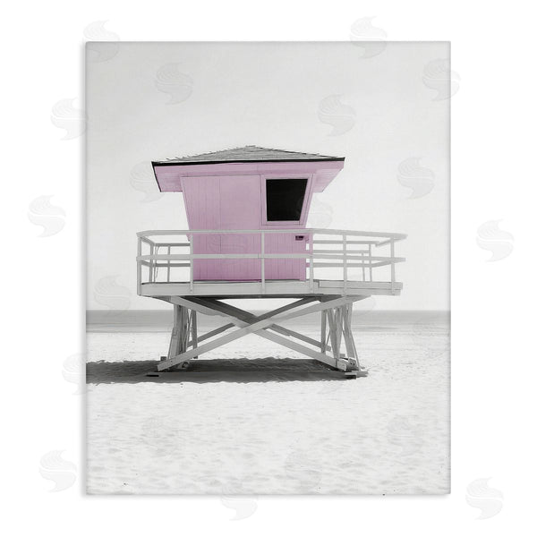 stupell industries Annabelle Hall | Lifeguard Station Candy Pink