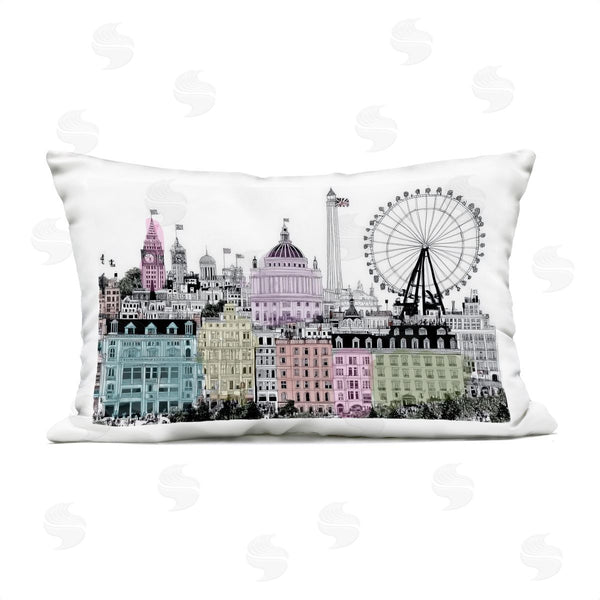 Stupell Industries Annabelle Hall | London Cities Of The World Printed Throw Pillow