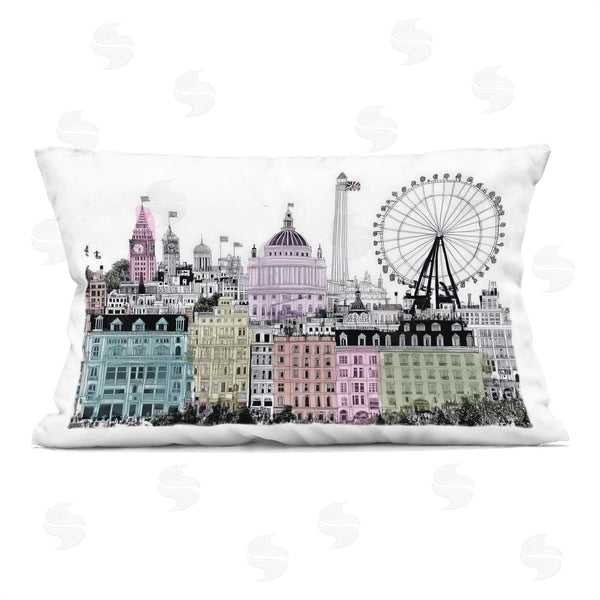 stupell industries Annabelle Hall | London Cities of the World Printed Throw Pillow