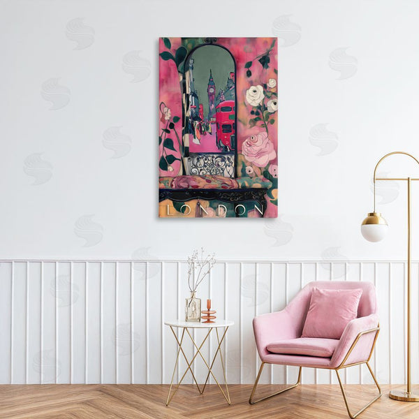 Stupell Industries Annabelle Hall | London Spring Street View Wall Art