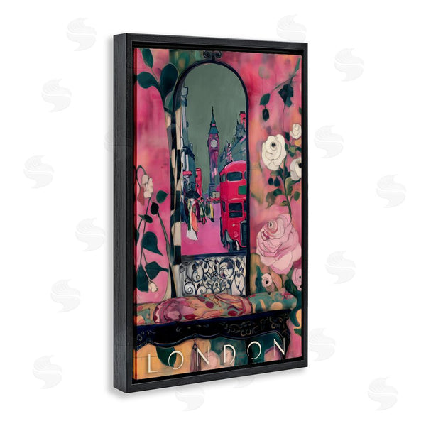 Stupell Industries Annabelle Hall | London Spring Street View Wall Art
