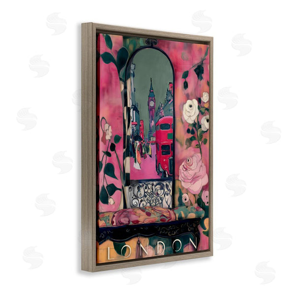 Stupell Industries Annabelle Hall | London Spring Street View Wall Art