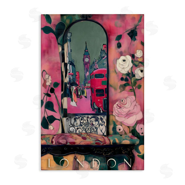 stupell industries Annabelle Hall | London Spring Street View Wall Art