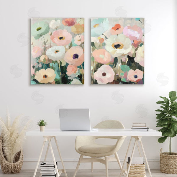 Stupell Industries Annabelle Hall | Minty Garden Flowers